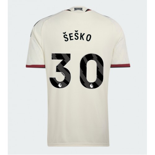 Stroje piłkarskie Manchester United Benjamin Sesko #30 Koszulka Trzeciej 2026-27 Krótki Rękaw
